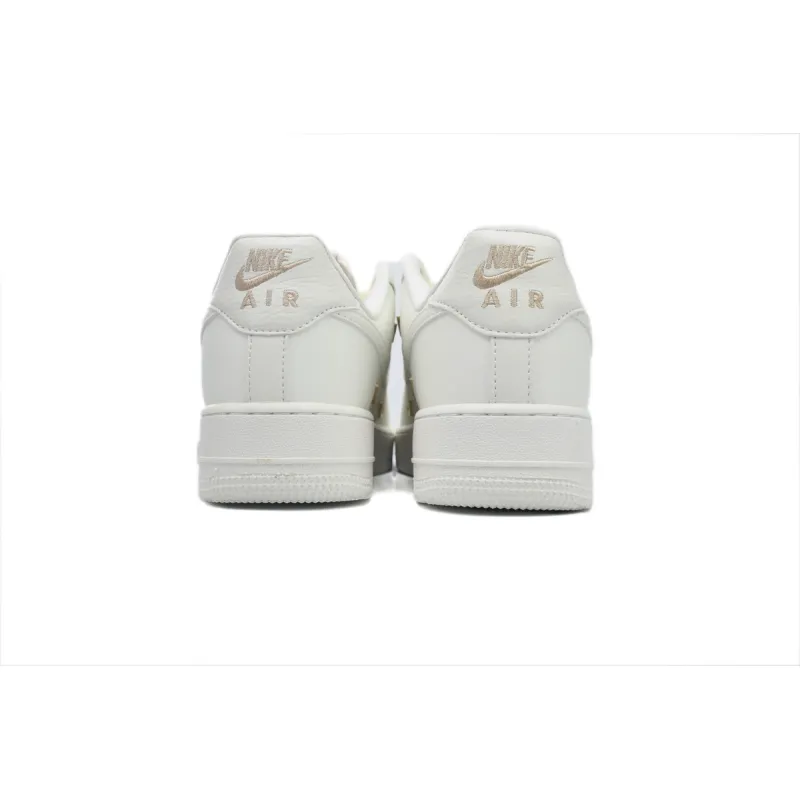 Nike Air Force 1 '07 LX CN Sail Gold Mini Swooshes   FV3654-111