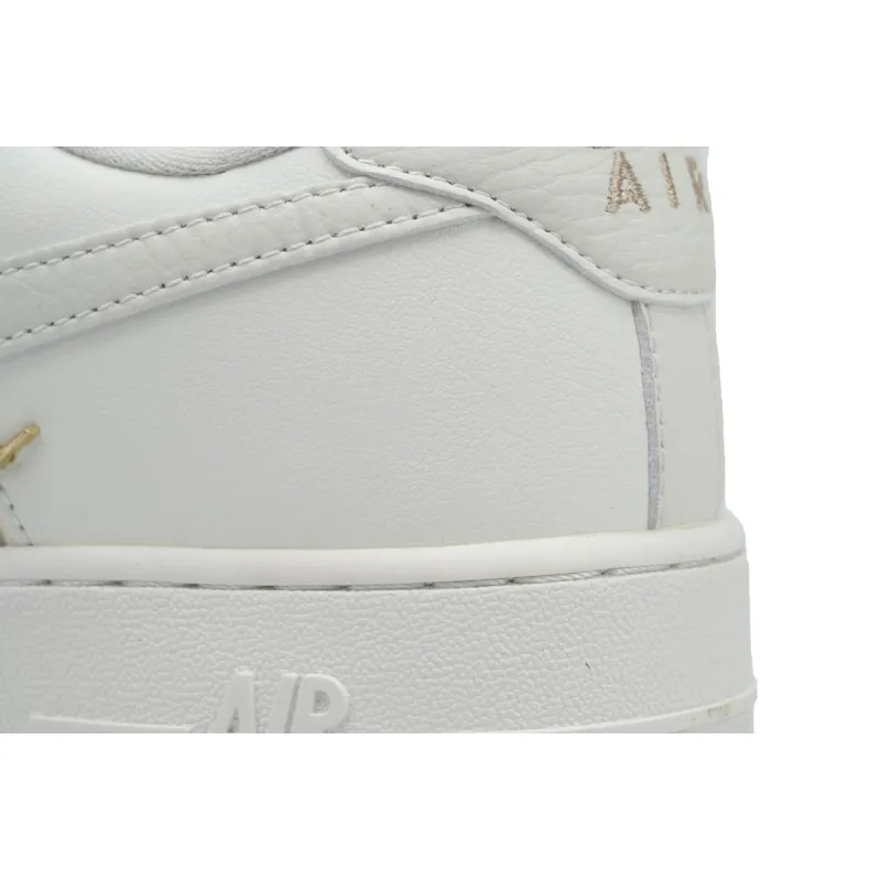 Nike Air Force 1 '07 LX CN Sail Gold Mini Swooshes   FV3654-111