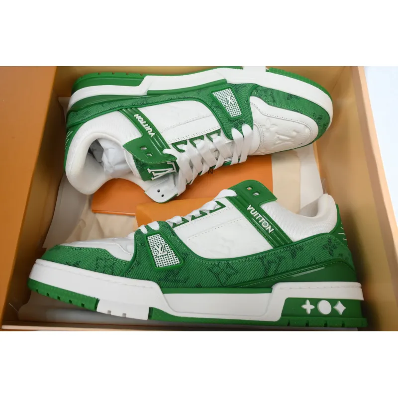  Louis Vuitton Trainer Green