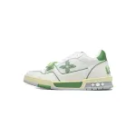 Louis Vuitton Trainer Green Mesh  1A98V1