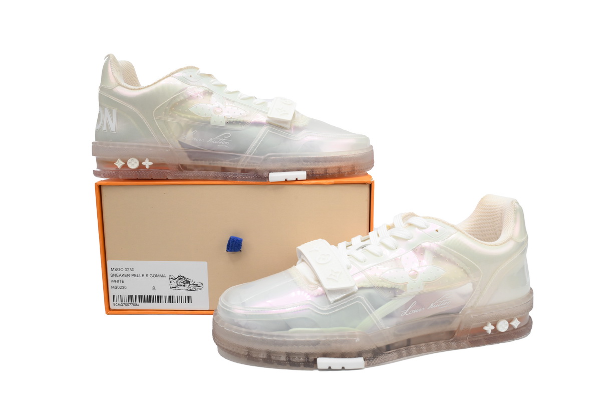 Louis Vuitton Trainer White Transparent 1A98X9