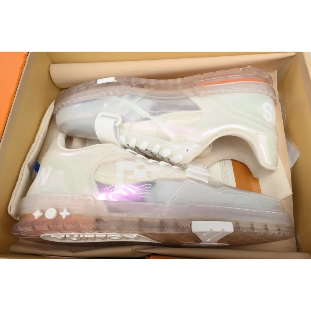 Louis Vuitton Trainer White Transparent 1A98X9