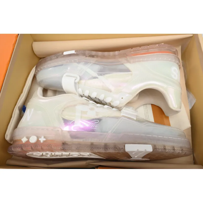 Louis Vuitton Trainer White Transparent 1A98X9