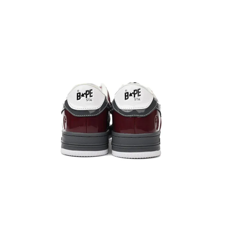  A Bathing Ape Bape Sta Low Sprinkle Red  1180-191-0096