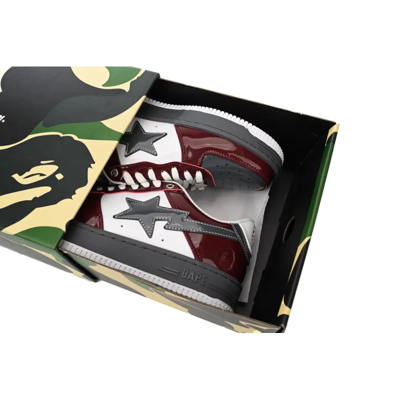  A Bathing Ape Bape Sta Low Sprinkle Red  1180-191-0096
