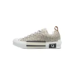 Dior B23 Skater Low Top Beige Dior Oblique Jacquard 3SN292ZUY_H100
