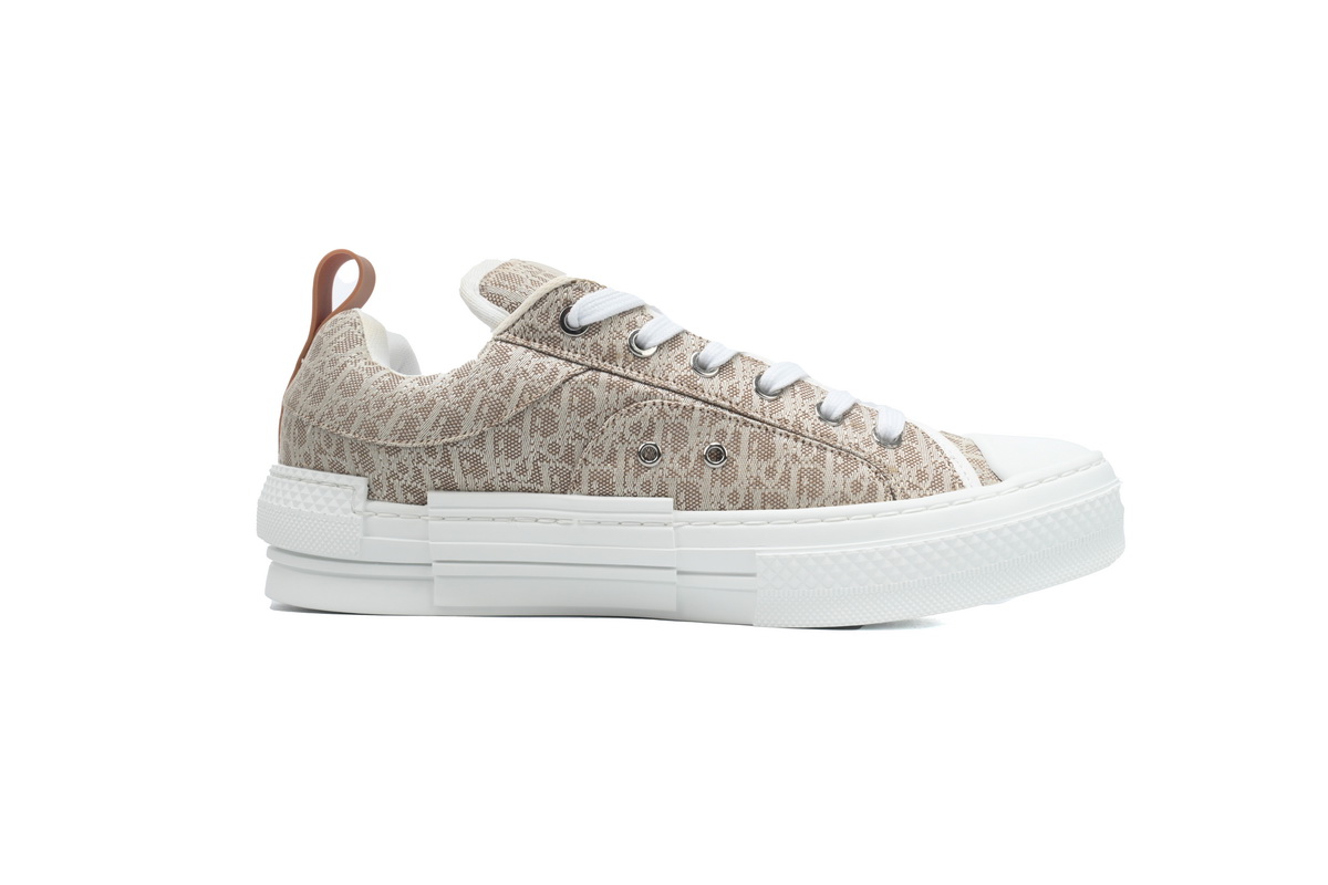 D*or b23 skater low top beige D*or oblique jacquard 3sn292zuy_h100