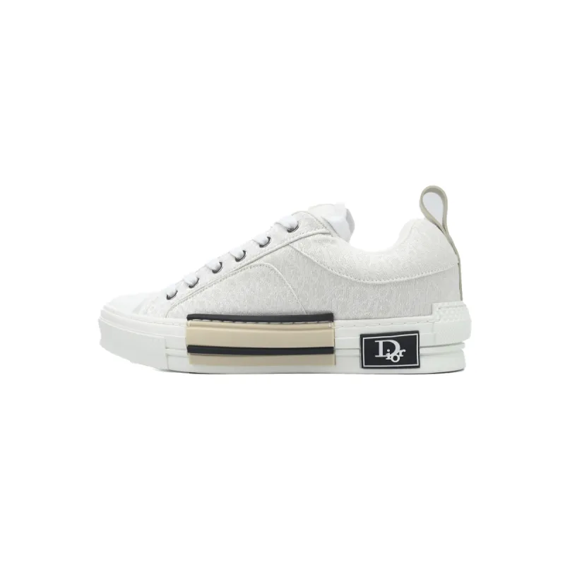 Dior B23 Skater Low Top Cream Dior Oblique Jacquard 3SN292ZUY_H800