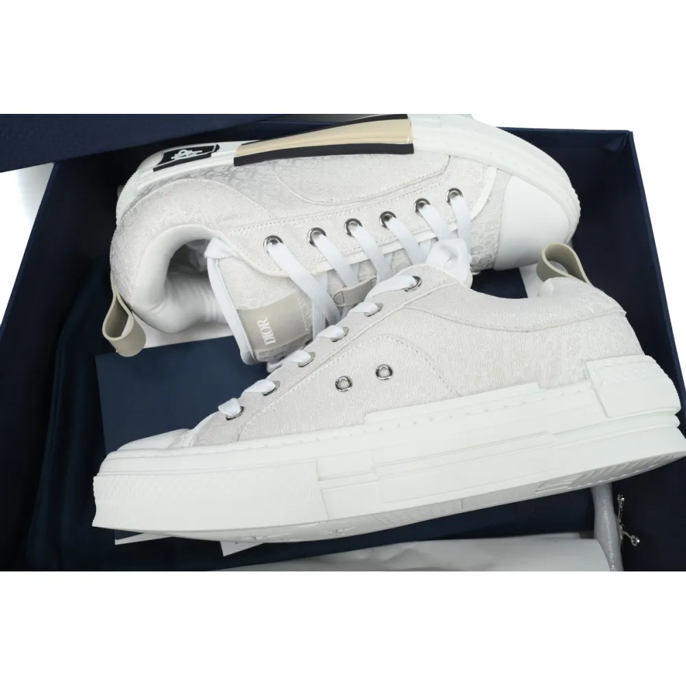Dior B23 Skater Low Top Cream Dior Oblique Jacquard 3SN292ZUY_H800