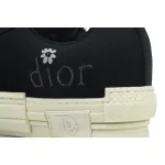Dior B23 Skater Low Top ERL Black Cotton Canvas 3SN292ZWC_H968