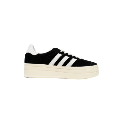 adidas Gazelle Bold Core Black White (Women's) HQ6912  02