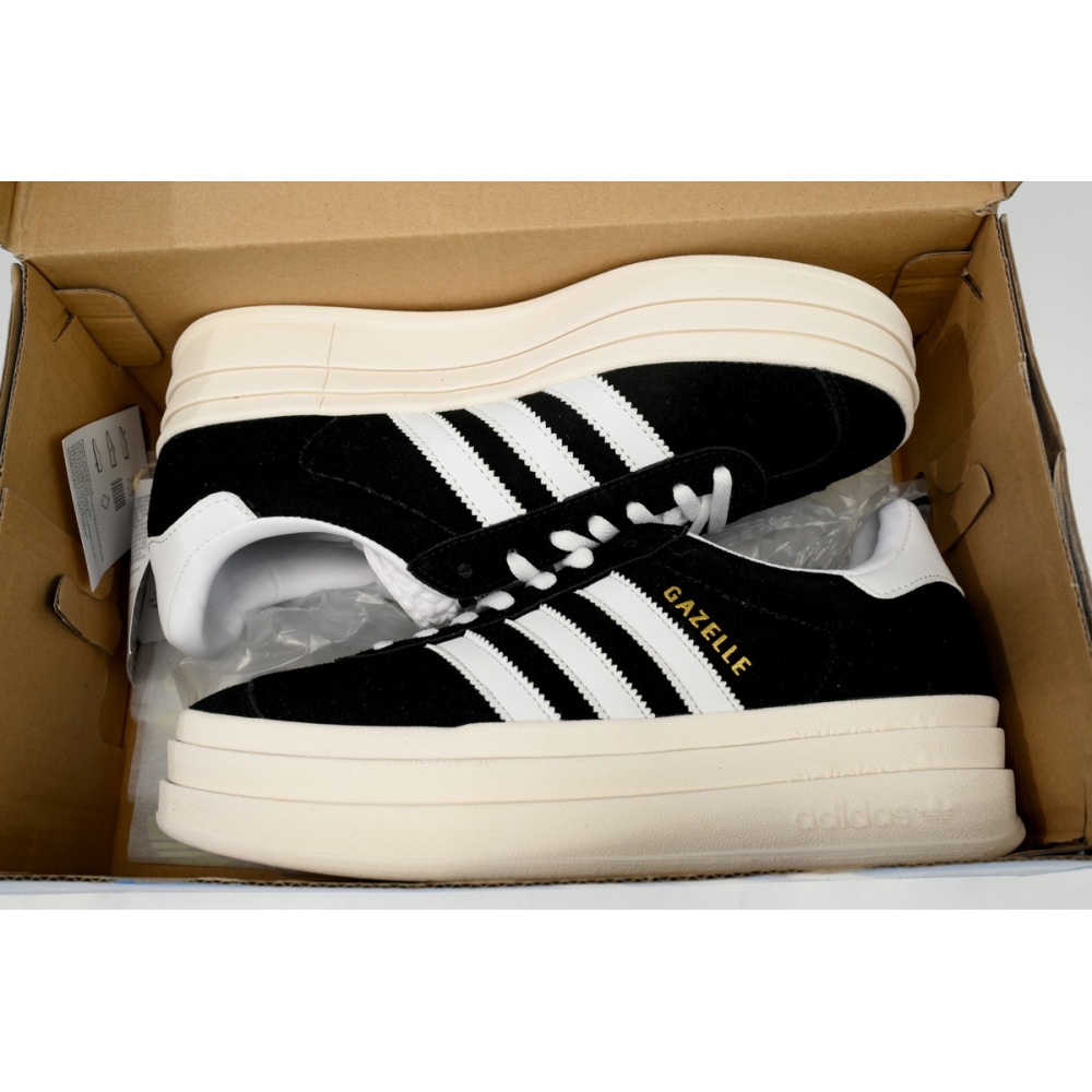 adidas Gazelle Bold Core Black White (Women's) HQ6912 
