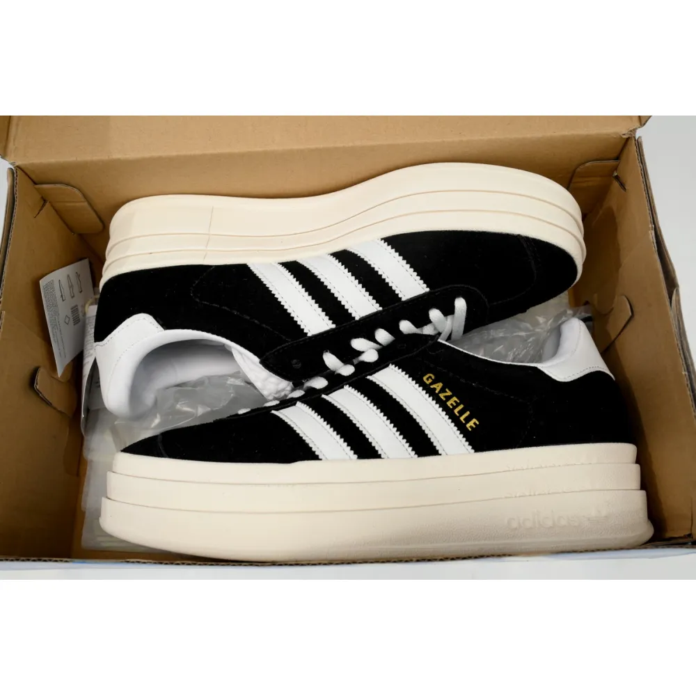 adidas Gazelle Bold Core Black White (Women's) HQ6912 