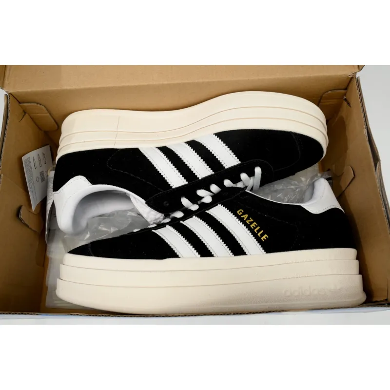 adidas Gazelle Bold Core Black White (Women's) HQ6912 
