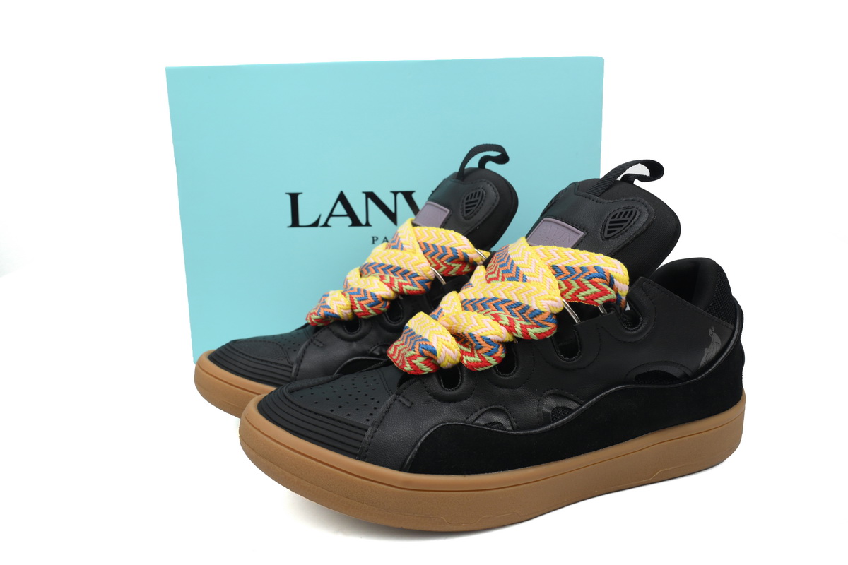 Lanvin Leather Curb Black FM-SKRK11-DRAG-A2010