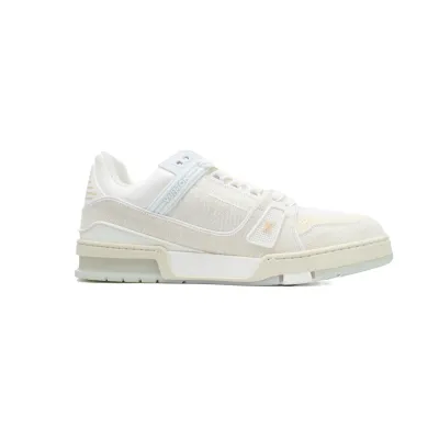 Louis Vuitton LV Trainer Beige Monogram Demin 1A8Z4W  02