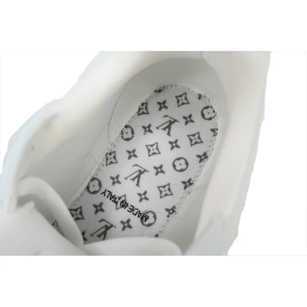 Louis Vuitton LV Trainer Beige Monogram Demin 1A8Z4W 