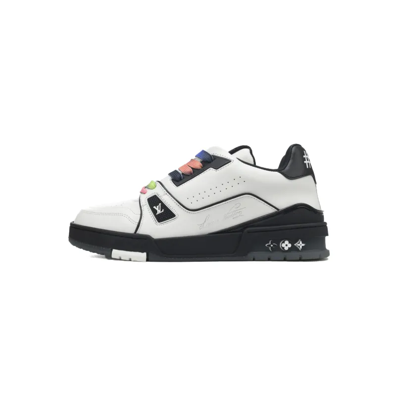 Louis Vuitton LV Trainer Black White 1A9ADA