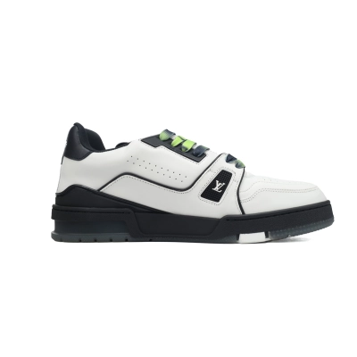 Louis Vuitton LV Trainer Black White 1A9ADA 02