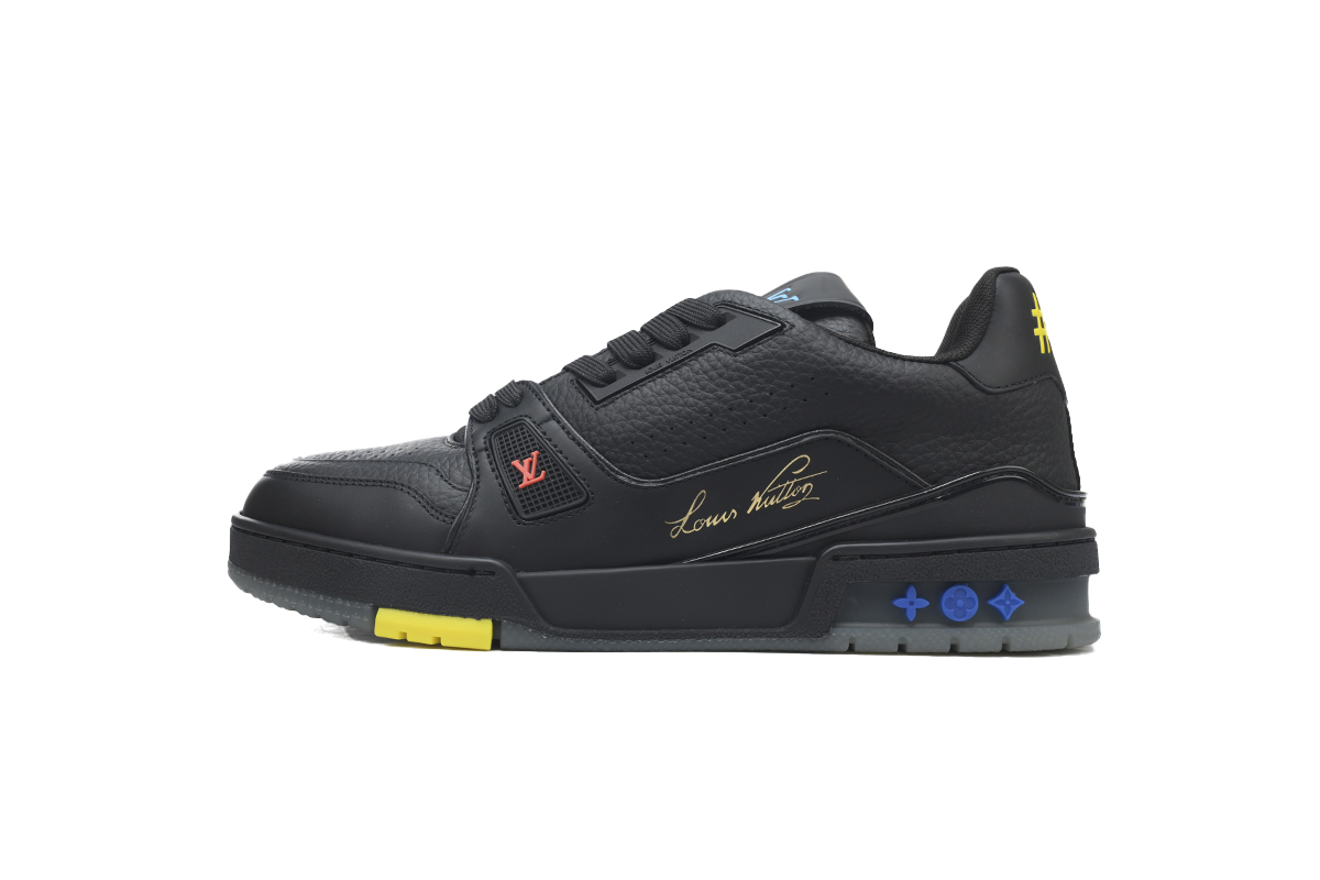 Louis Vuitton Trainer Black Signature 1A8ZQJ