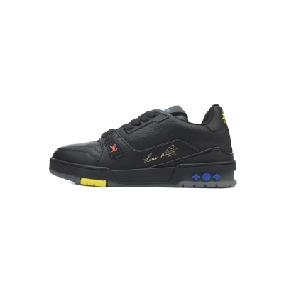 Louis Vuitton Trainer Black Signature 1A8ZQJ 01