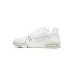 Louis Vuitton Trainer White Grey Signature 1A8WAY
