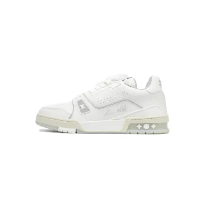 Louis Vuitton Trainer White Grey Signature 1A8WAY 01