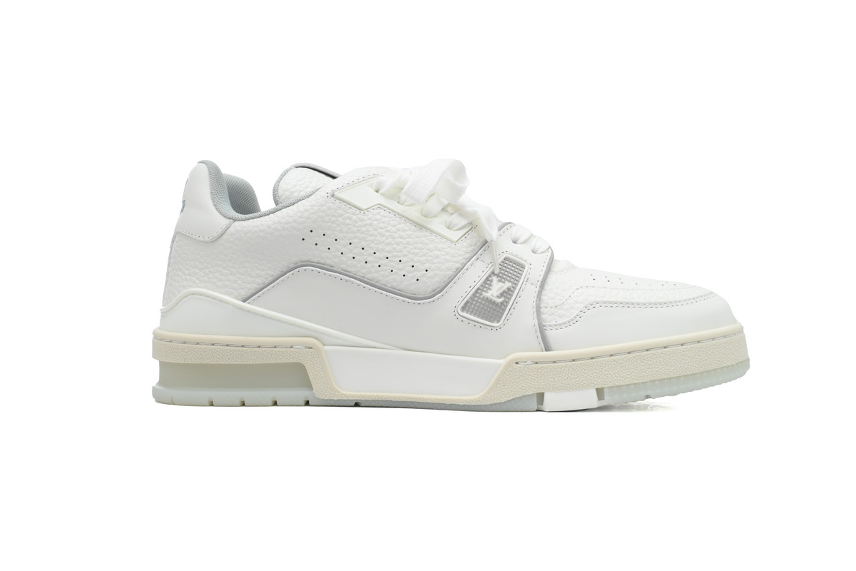 Louis Vuitton Trainer White Grey Signature 1A8WAY