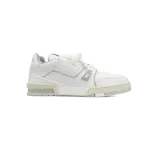 Louis Vuitton Trainer White Grey Signature 1A8WAY