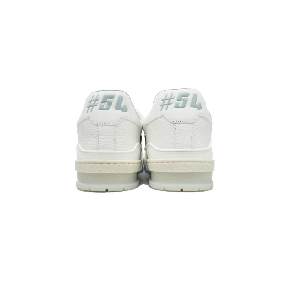 Louis Vuitton Trainer White Grey Signature 1A8WAY