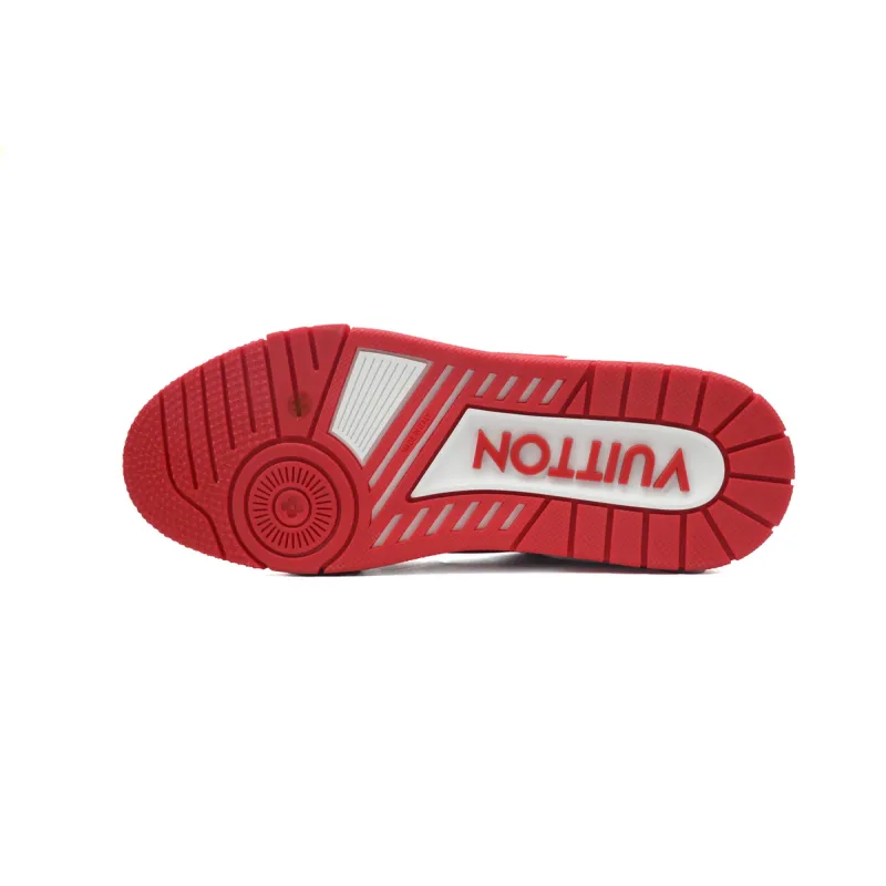 Louis Vuitton Trainer White Red