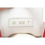 Louis Vuitton Trainer White Red