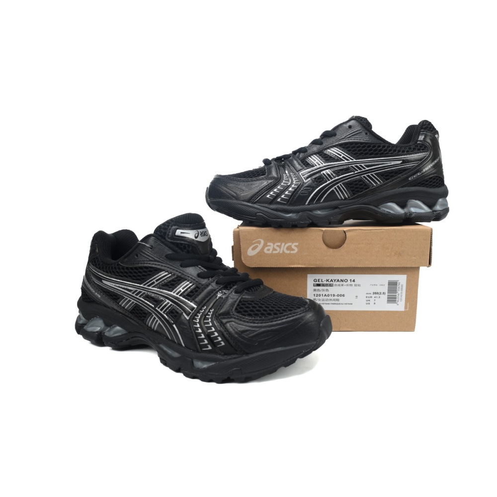 ASICS Gel-Kayano 14 Black Pure Silver 1201A019-006