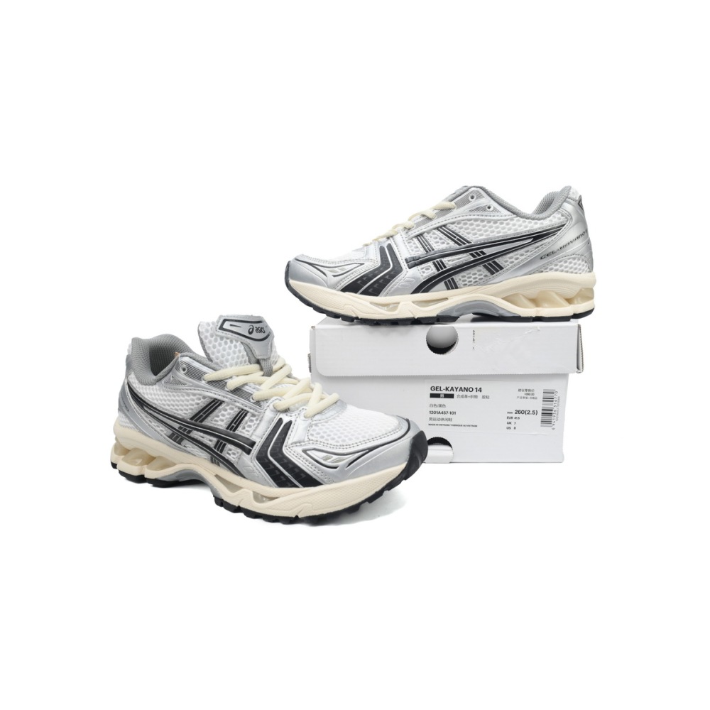 ASICS Gel-Kayano 14 JJJJound Silver Black Midweek Heat 1201A457-101