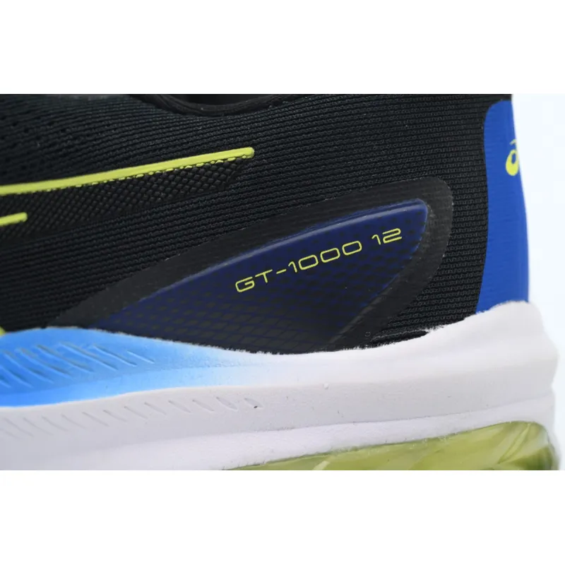 Asics GT 1000 12 'Black Blue Yellow' 1011B631-002