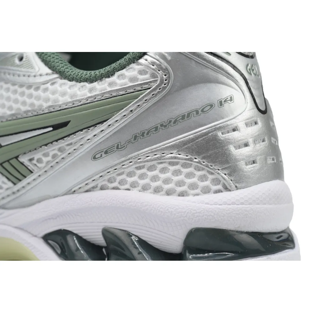 ASICS Gel-Kayano 14 White Pure Silver Slate Grey Sage 1201A019-107