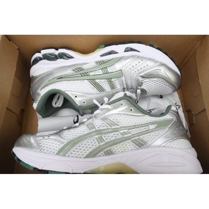 ASICS Gel-Kayano 14 White Pure Silver Slate Grey Sage 1201A019-107