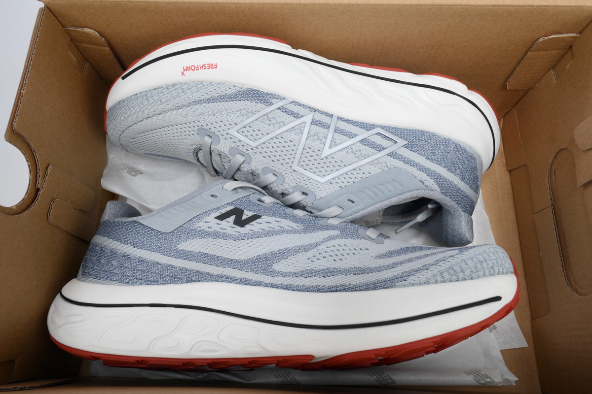 Fresh Foam X Vongo v6 'Aluminum Grey Brick Red'  MVNGOLG6