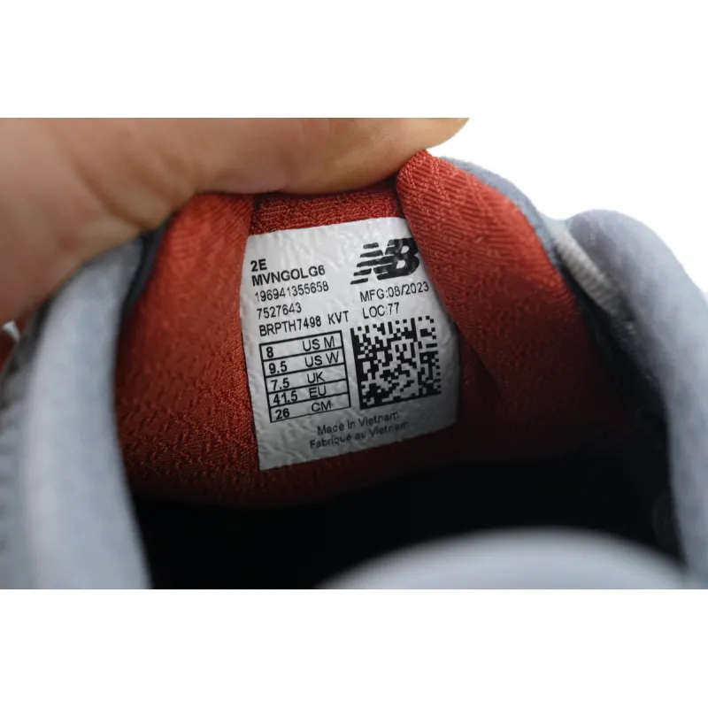 Fresh Foam X Vongo v6 'Aluminum Grey Brick Red'  MVNGOLG6