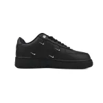 Nike Air Force 1 Low Black Silver Mini Swoosh  HQ1180-001