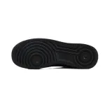 Nike Air Force 1 Low Black Silver Mini Swoosh  HQ1180-001