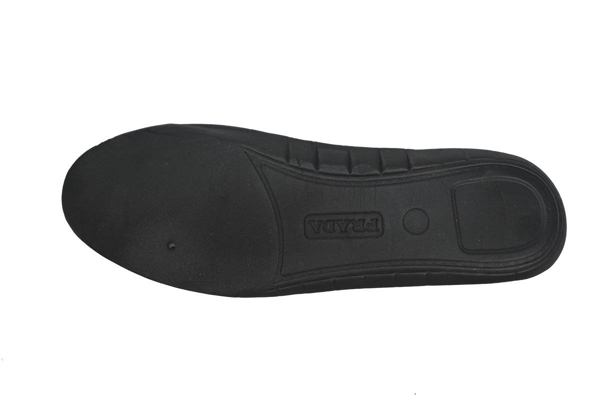 Prada Downtown Low Top Sneakers Leather Black Black White  2EE364_3LJ6_F0002