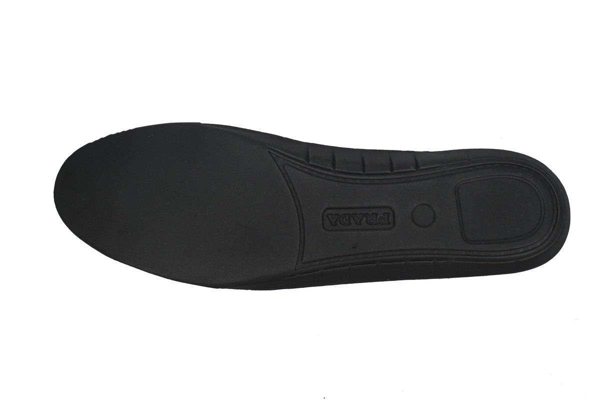 Prada Downtown Low Top Sneakers Leather White White Black  2EE364_3LJ6_F0964