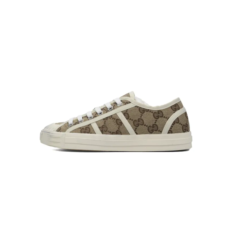 GUCCI Canvas Sneakers Shell Apricot