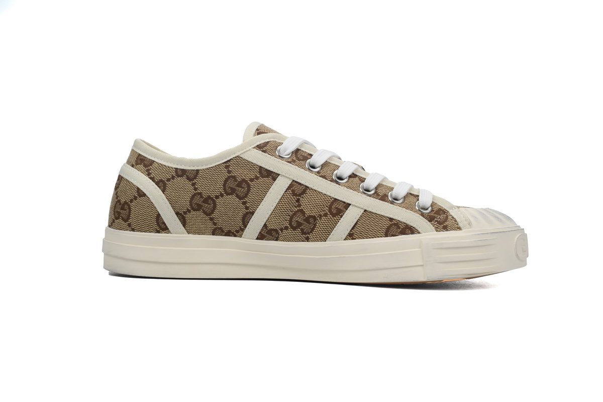 GUCCI Canvas Sneakers Shell Apricot