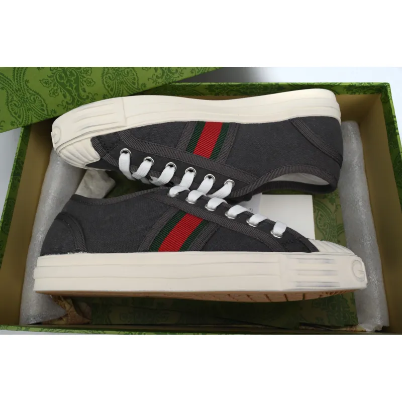 GUCCI Canvas Sneakers Shell Black