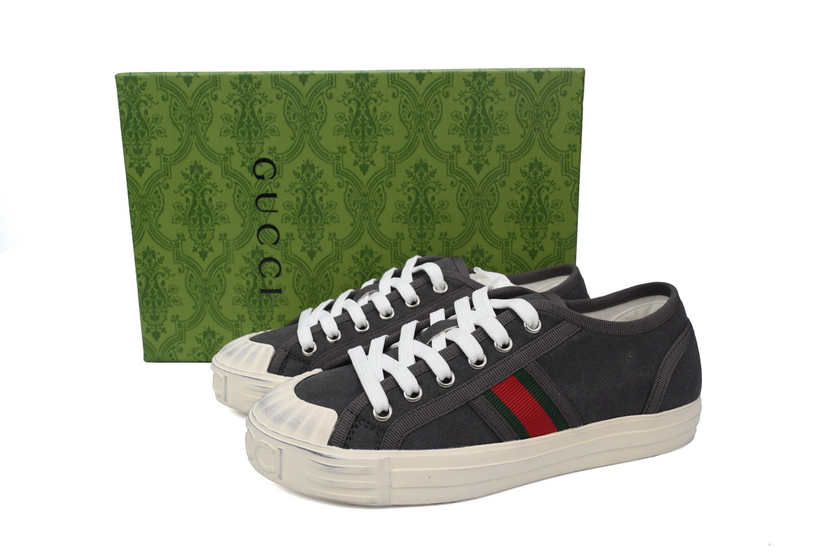 GUCCI Canvas Sneakers Shell Black