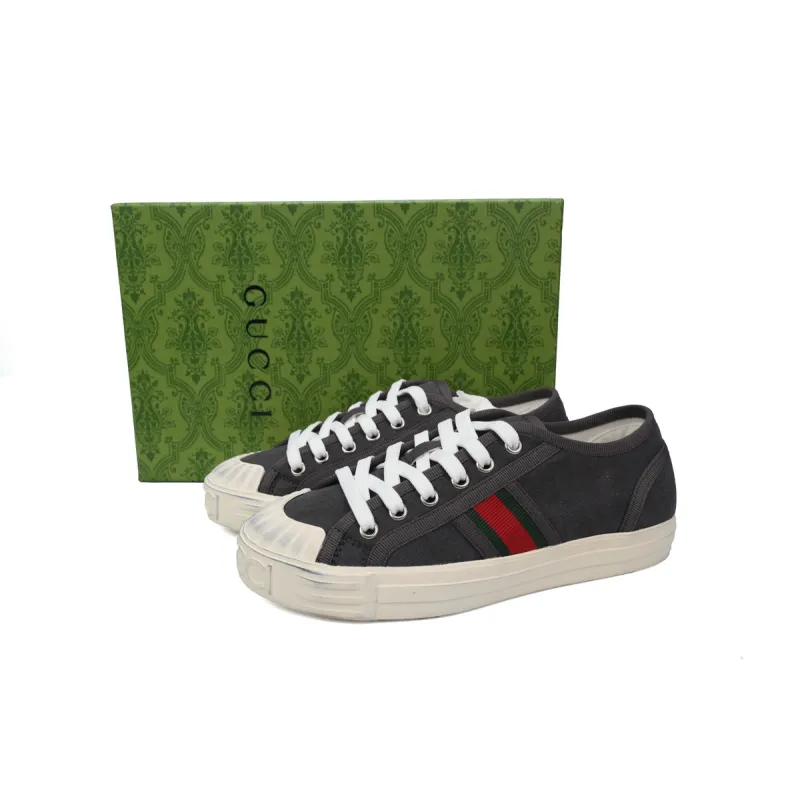 GUCCI Canvas Sneakers Shell Black