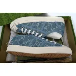 GUCCI Canvas Sneakers Shell Blue