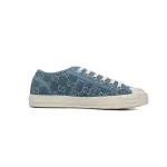 GUCCI Canvas Sneakers Shell Blue